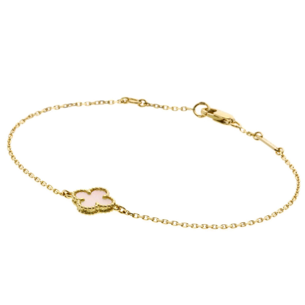 VAN CLEEF & ARPELS 18k Gold Charm Bracelet